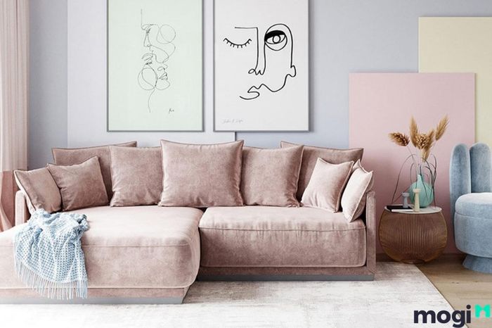 Sử dụng các gam màu sáng hoặc màu pastel để làm nổi bật không gian