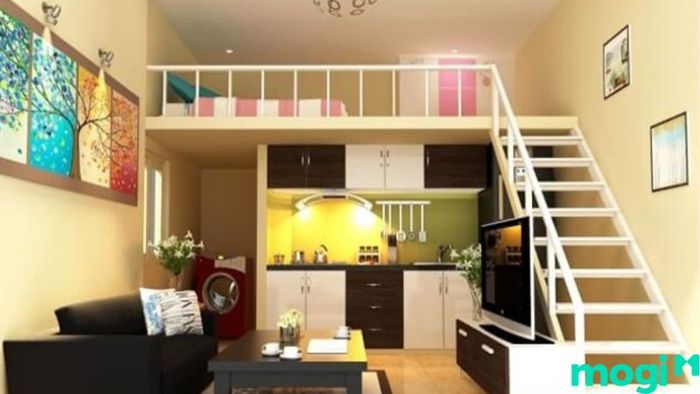 ván lót sàn gác lửng