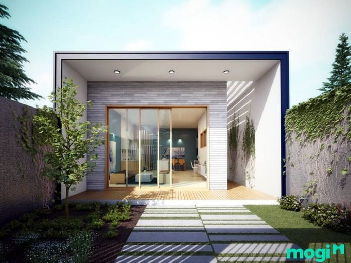 Mẫu nhà kính 1 tầng đẹp tham khảo mẫu số 6