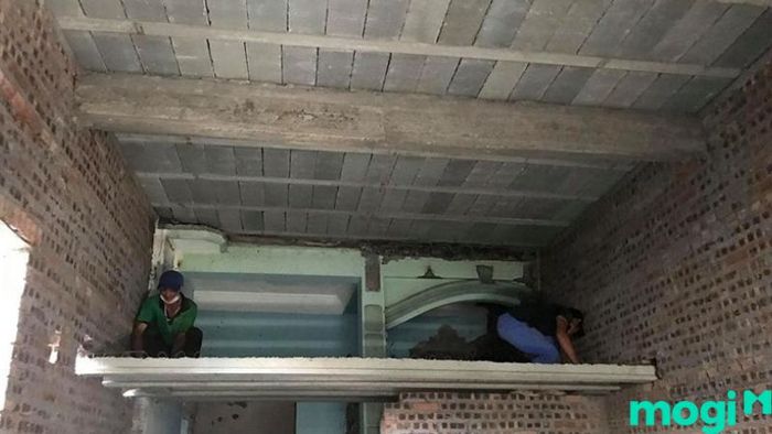 ván lót sàn gác lửng