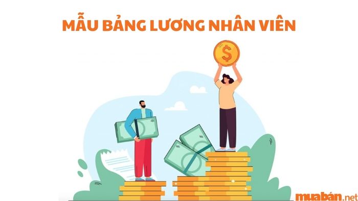 Mẫu bảng lương nhân viên chi tiết