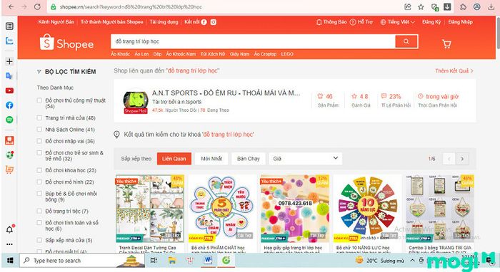 Mua đồ trang trí lớp học tiểu học trên Shopee