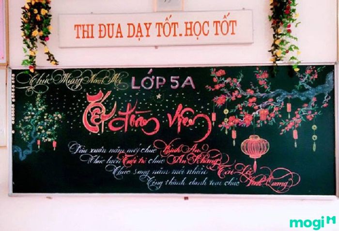 Trang trí lớp học tiểu học