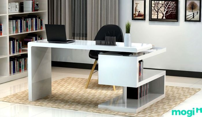 Mẫu 3: Thiết Kế Phòng Làm Việc Tại Nhà Phong Cách Hiện Đại và Đơn Giản