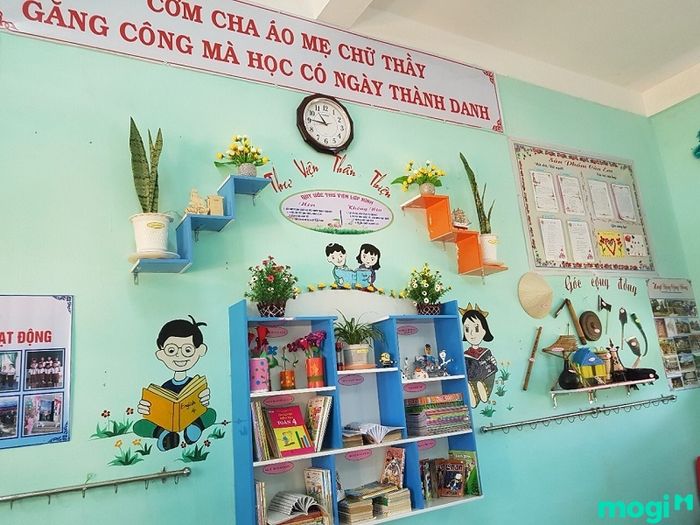 Trang trí lớp học tiểu học