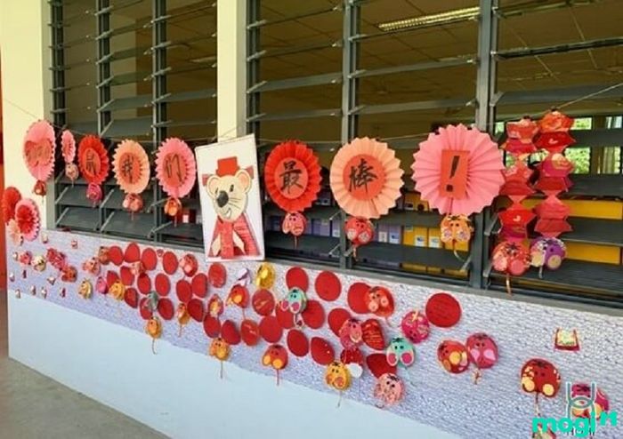 Trang trí lớp học tiểu học