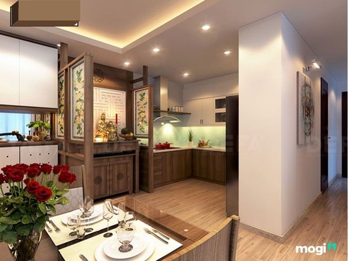 Đặt bàn thờ gần phòng bếp là điều kiêng kỵ