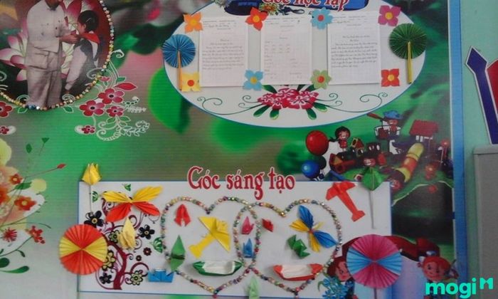 Trang trí lớp học tiểu học
