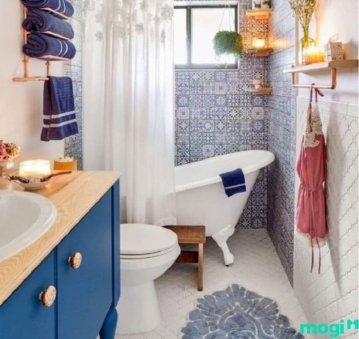thiết kế phòng tắm có diện tích 2m2