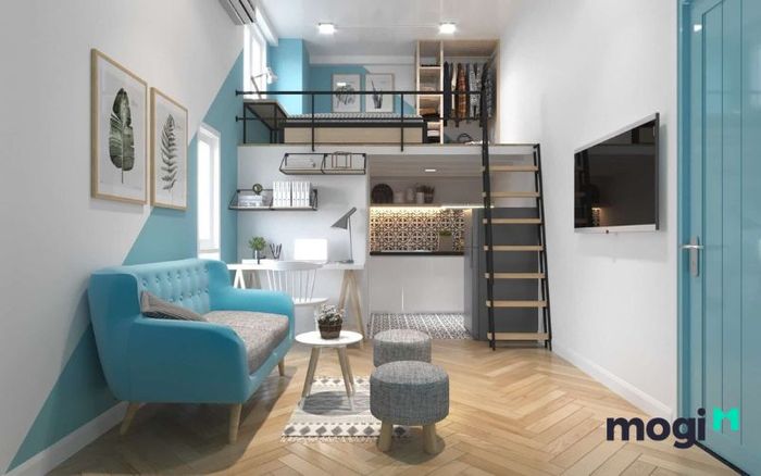 Nhà trọ 20m2 có gác lửng