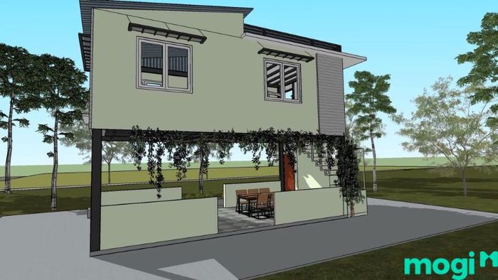 Nhà sàn chống lũ là một kiểu thiết kế nhà được nâng cao trên cột, giúp tránh ngập và bảo vệ tài sản khỏi ảnh hưởng của nước lũ.
