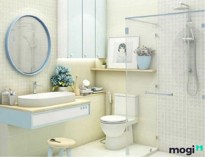 thiết kế phòng tắm nhỏ 2m2