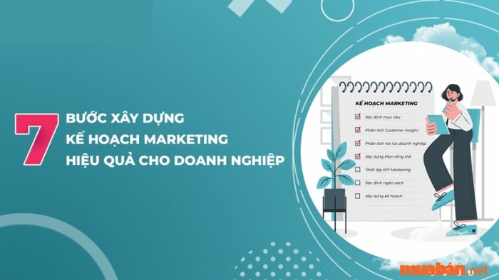 7 bước xây dựng kế hoạch Marketing tổng thể hiệu quả