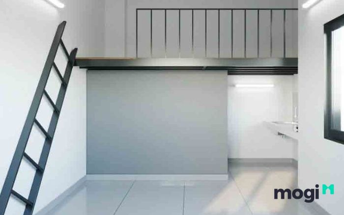 Phòng trọ cấp 4 có gác, diện tích hợp lý