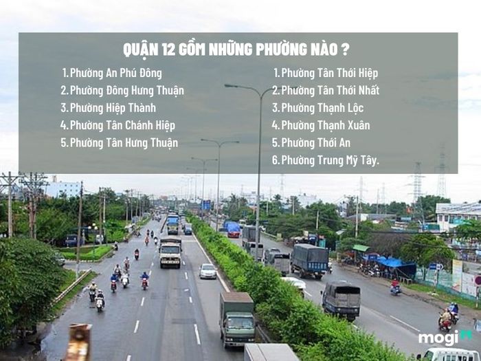 Quận 12 có tổng cộng bao nhiêu phường?