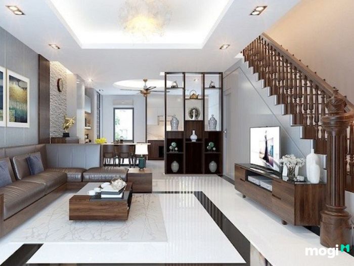 Lựa chọn gam màu trung tính cho phòng khách là cách tuyệt vời để mang đến một không gian ấm áp, thanh lịch và dễ chịu.