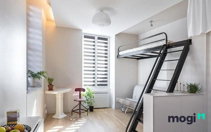 Mẫu phòng trọ cấp 4 có gác