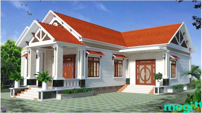 Nhà tiền chế với mái tôn