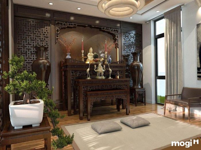 Lưu ý khi bài trí bàn thờ gia tiên