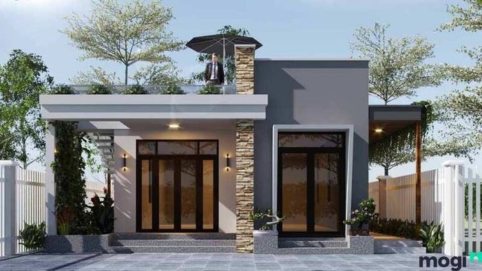Nhà cấp 4 kiểu hiện đại với giá 300 triệu ở nông thôn hiện đang rất được ưa chuộng nhờ tính tiện nghi và vẻ đẹp tối giản.