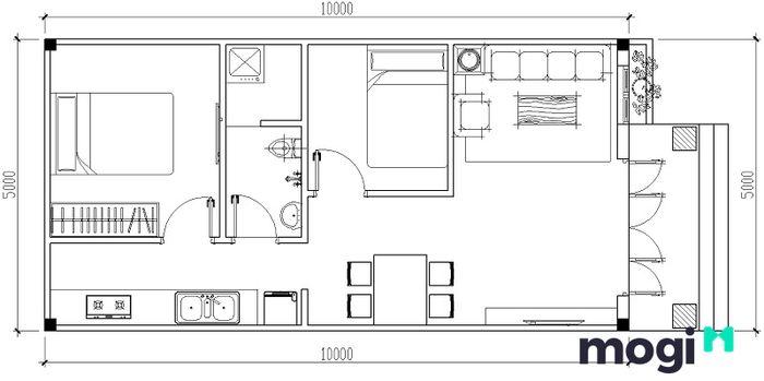 Tính toán chi phí xây dựng theo diện tích m2 mang lại độ chính xác khá cao.