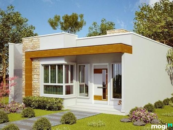 Nhà cấp 4 mái bằng với kinh phí 100 triệu mang đến một không gian sống hiện đại và tiện lợi, rất phù hợp với những gia đình có ngân sách hạn chế.