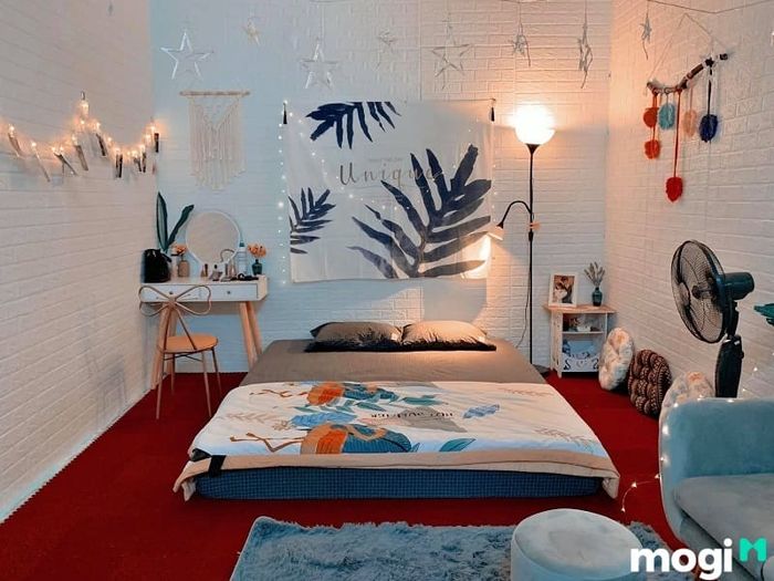 Chú ý đến màu sắc trong phòng ngủ để không gian trở nên hài hòa và dễ chịu hơn.