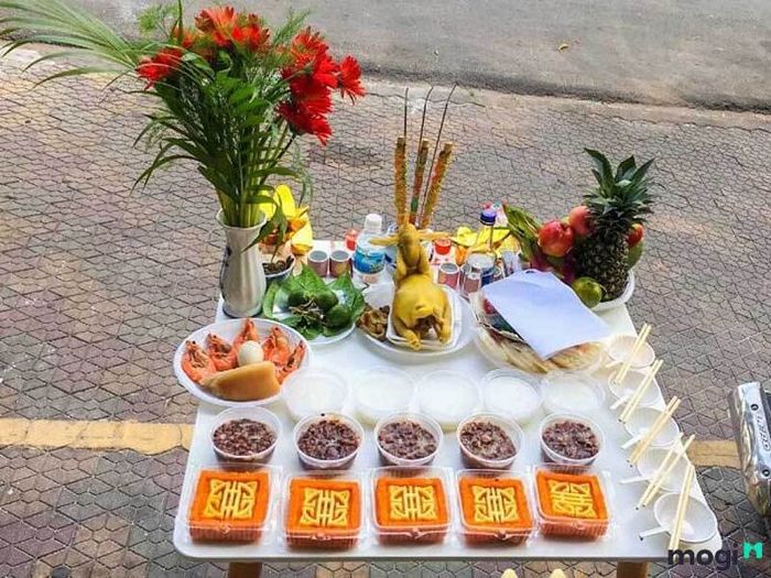 Lễ vật cúng cất nóc nhà mái tôn