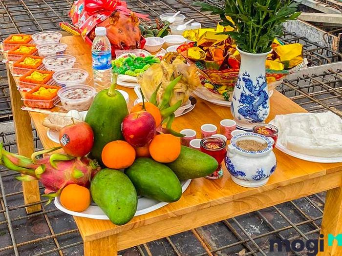 Lễ cất nóc nhà mái tôn