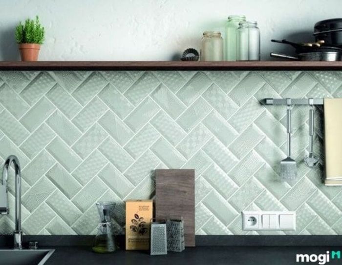 Gạch thẻ ốp tường ceramic