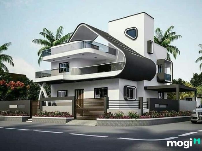 Mẫu thiết kế nhà vườn 2 tầng mái dốc sang trọng và thanh thoát