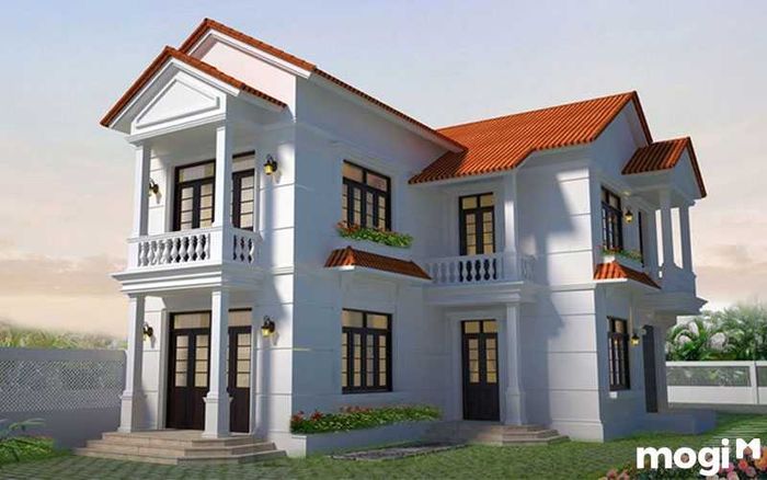 Những mẫu nhà 2 tầng kiểu chữ L đẹp và hiện đại
