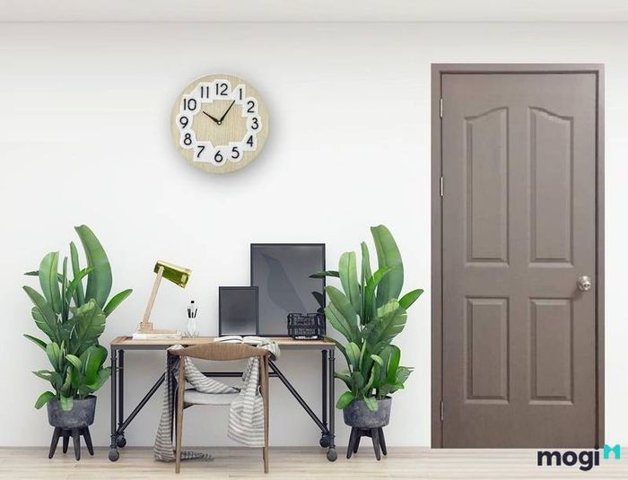 Mẫu cửa phòng ngủ hiện đại với thiết kế đơn giản nhưng không kém phần tinh tế, tạo nên không gian thoáng đãng và dễ chịu