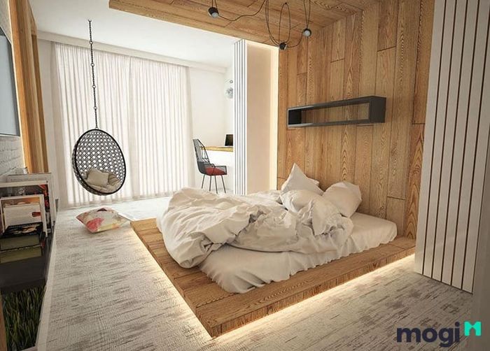 Sử dụng nệm giúp bạn dễ dàng thay đổi vị trí trong phòng một cách linh hoạt.