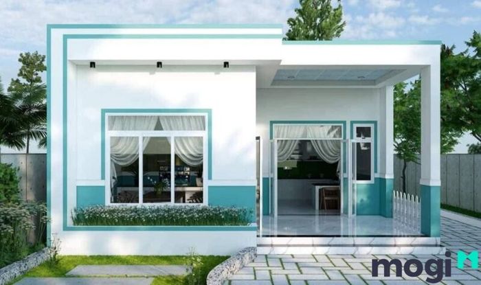 Mẫu nhà tối ưu hóa không gian sinh hoạt