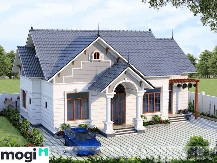 Một ngôi nhà với diện tích 150m2 có tổng chi phí xây dựng cao hơn do diện tích lớn hơn và yêu cầu vật liệu chất lượng hơn.