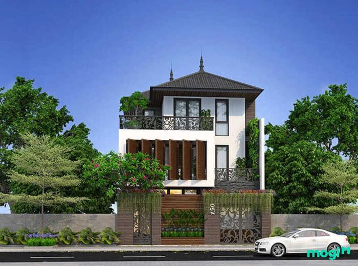 Nhà ống mặt phố hiện đại