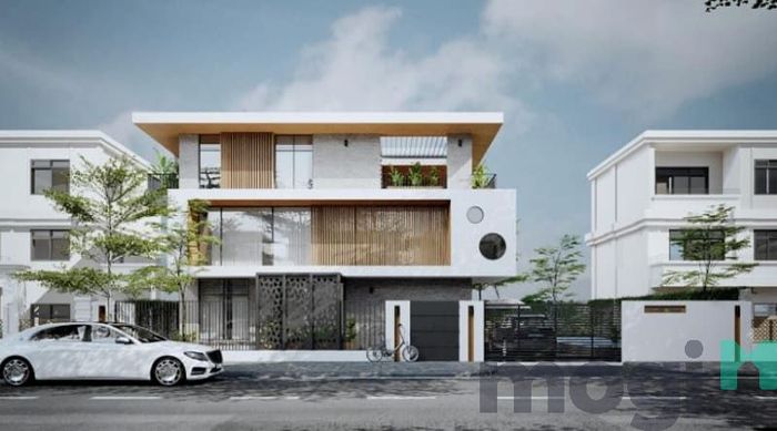 Nhà độc lập có phong cách thiết kế độc đáo