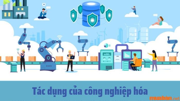 Công nghiệp hóa là gì? Những tác dụng của công nghiệp hóa đối với sự phát triển của nền kinh tế và xã hội.
