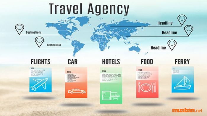 Công việc chủ yếu của Travel agency là gì?