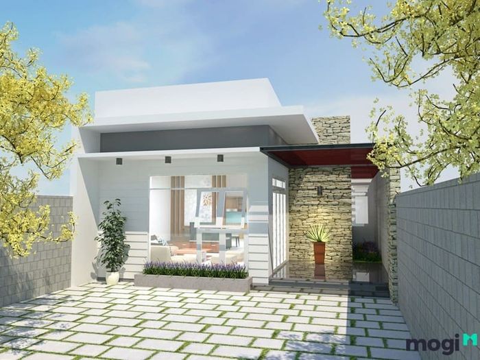 Nhà cấp 4 đẹp, tinh tế theo phong cách châu Âu