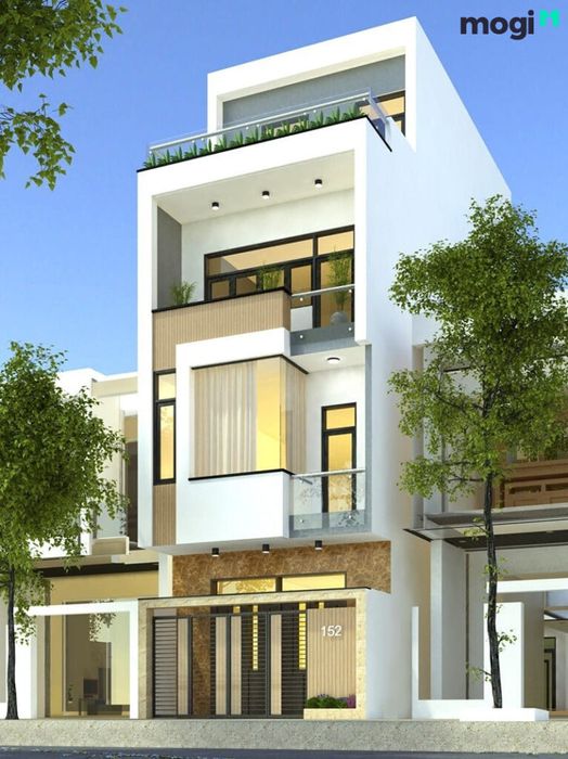 Mặt tiền nhà ống đẹp 9