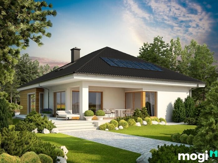 Mẫu nhà vườn cấp 4 đẹp nhẹ nhàng và dễ chịu