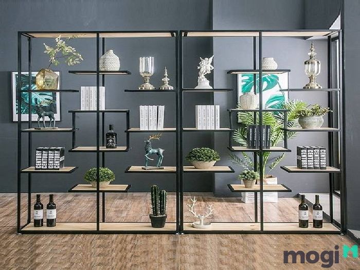 Tủ trang trí làm từ kim loại