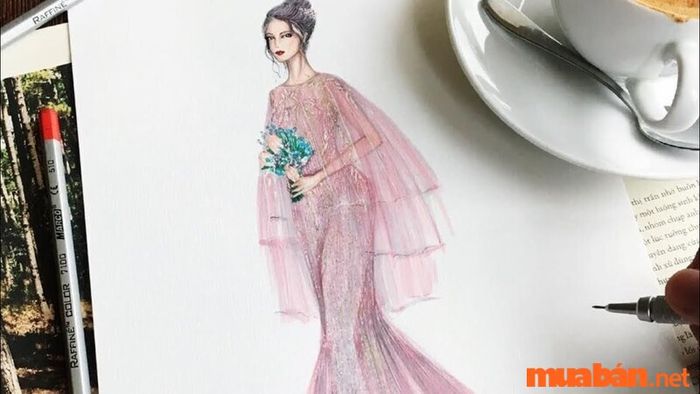 Khi đã có cảm hứng, nhà thiết kế bắt tay vào việc phác thảo các thiết kế
