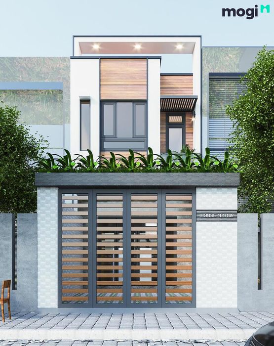 Mặt tiền nhà ống đẹp 4