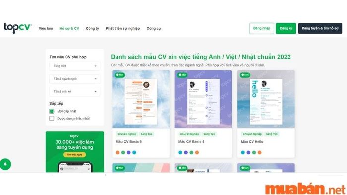 TopCV là một nền tảng tuyệt vời giúp bạn tạo CV tự động chỉ với vài bước đơn giản.