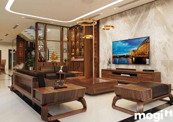 Mẫu kệ, tủ vách ngăn trang trí phòng khách phổ biến nhất hiện nay