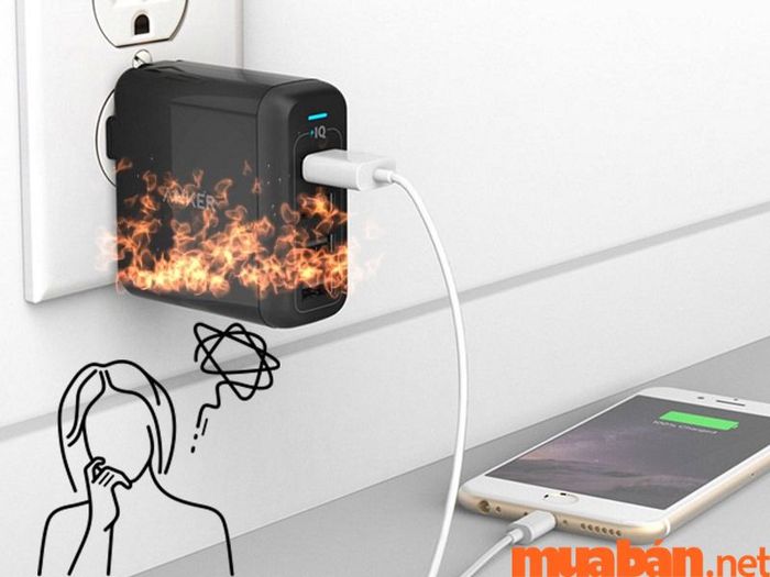 Điện thoại bị tụt pin khi để qua đêm