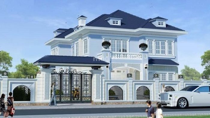 Độ dốc của mái ngói.